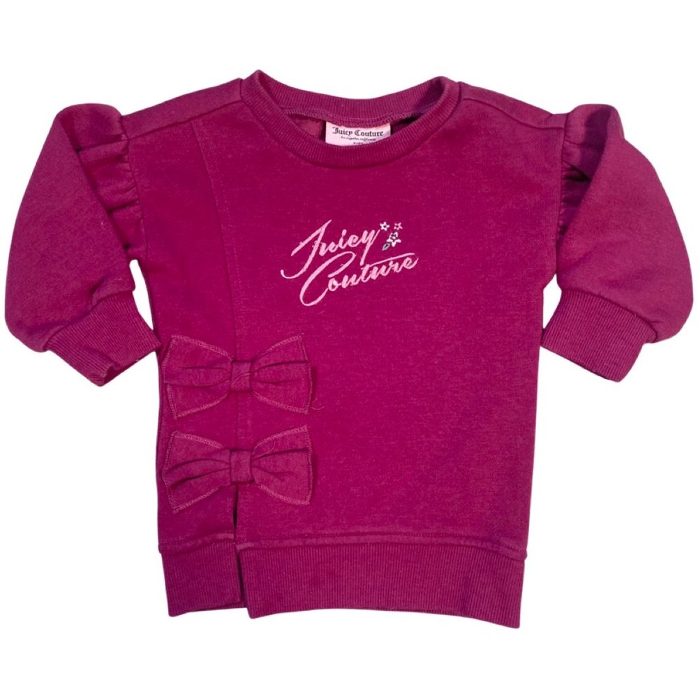Juicy Couture 2 Bow Accented Sweatshirt (toddler)
